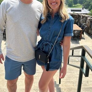 Denim Romper - Size 4